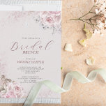 Blush Floral Bridal Brunch Einladung<br><div class="desc">Eingeladen Ihre Freunde und Familie zu einem Brautbrunch statt eines Brautparty. Ihre Gäste und die Braut, die zu sein, werden dieses hübsche rot rosa Blumendesign Liebe. Mit einem modernen Kalligraphie-Schriftart und einfach zu bedienenden Vorlagen kreieren Sie Ihre eigenen Einladungen. Eine Kombination aus staubigen Rose, Aquarelltöne und Wildblumen machen das besonders....</div>