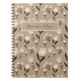 Blush Floral Journal | Modern Botanical  Notizblock
