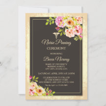 Blush Floral Schwestern-Pinning-Zeremonie