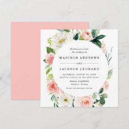 Blush Florals | Einladung zur Hochzeit