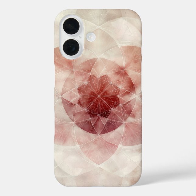Blush Flow Petals Case-Mate iPhone Hülle (Rückseite)
