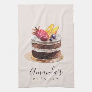BLUSH FRUIT CAKE PATISSERIE CUPCAKE KOCH BAKERY GESCHIRRTUCH