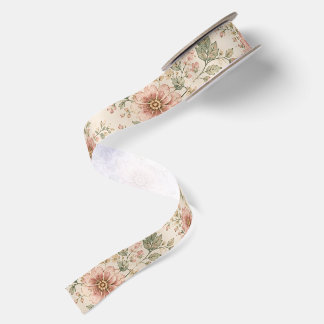 Blush-Garten Satinband
