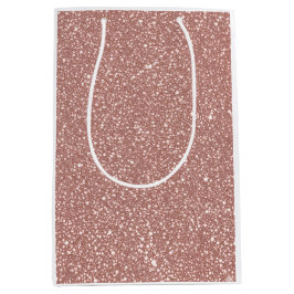 Blush Geometric Pattern Party Mittlere Geschenktüte