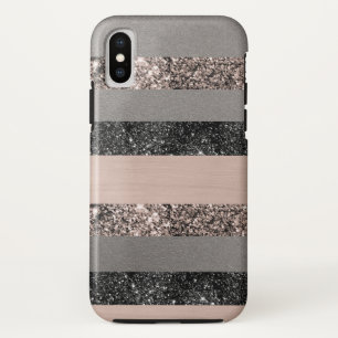 Blush Glitzer Glam Streifen #1 #gliny Case-Mate iPhone Hülle