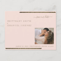 Blush & Gold Dazzling Foto Hochzeit Rettete unser