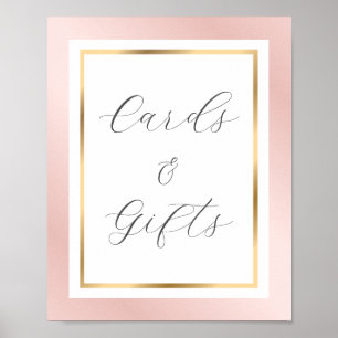 Blush-Gold-Elegante-Schrift-Karten-und-Geschenke-S Poster