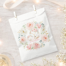Blush Gold Floral Fox Boho Woodland Babydusche Geschenktütchen