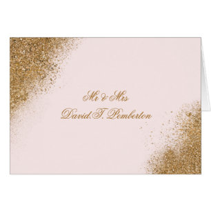 Blush Gold Glitzer Sparkle