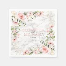 Blush Gold Greenery Dusty Pink Bloral Wedding