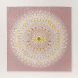 Blush Gold Mandala Puzzle