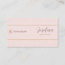 Blush Gold Salon Friseur Logo