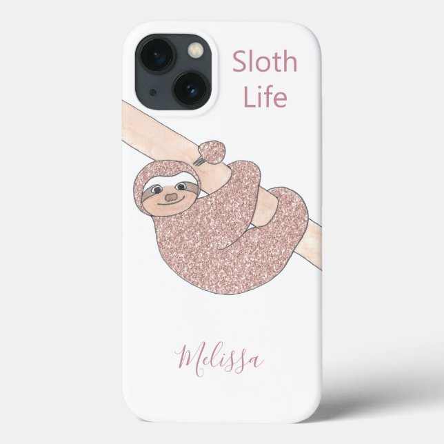Blush Gold Slots Personalisiert Case-Mate iPhone Hülle (Rückseite)
