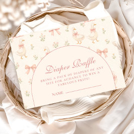 Blush Goose Storybook Diapper Raffle Begleitkarte