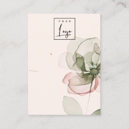 Blush-Green-Blume-Logo Visitenkarte