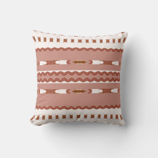 Blush Harmony – Dustiges Rosa Braun und Cremegesta Kissen