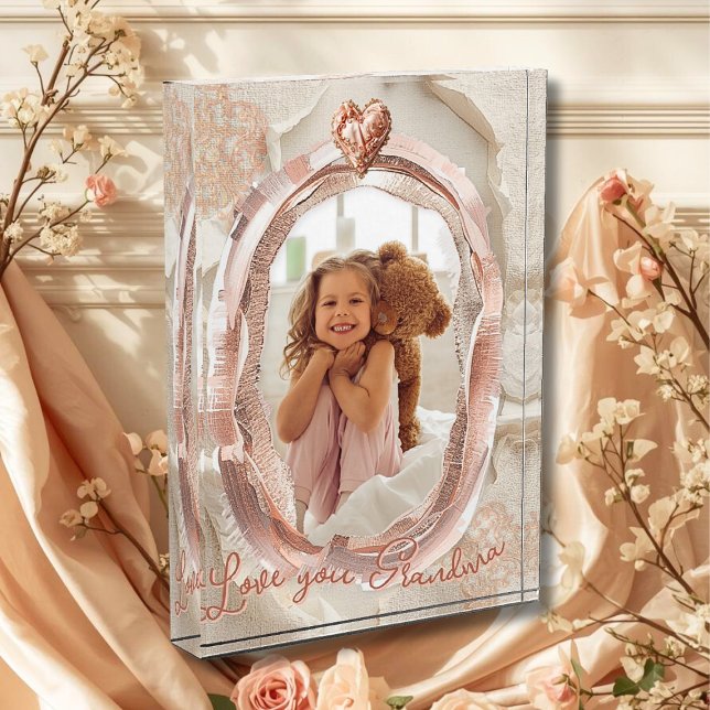Blush Heirloom Heart Photo Frame Loving Keepsake Fotoblock (Von Creator hochgeladen)