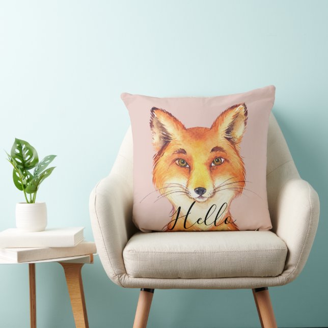 Blush Hello Fox Kissen (Stuhl )