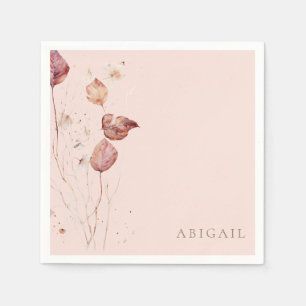 Blush Herbst Foliage Brautparty Napkin Serviette