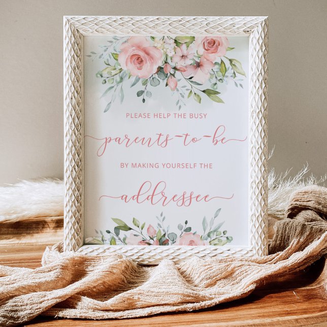 Blush hilft den beschäftigten Eltern, einen Umschl Poster (Von Creator hochgeladen)