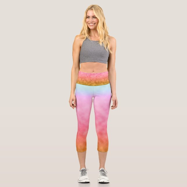 Blush Horizon Capri Leggings (Vorderseite)