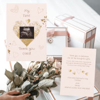 Blush Hört mein 1. Dankeschön Ihr Card Funny