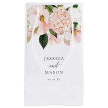 Blush Hydrangea Hotel Wedding Gift Bag