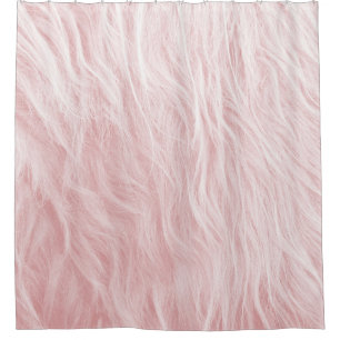Blush-Imitate Hochland-Kuh-Fur #1 (Imitate-Fur) #a Duschvorhang