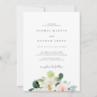 Blush Ivory Botanische Hochzeit