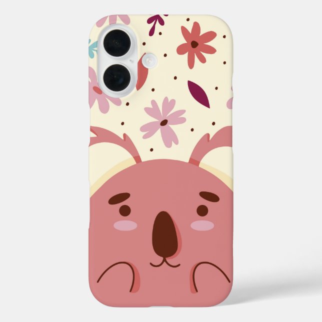 Blush Koala Sweet Aussie Bloom Case-Mate iPhone Hülle (Rückseite)