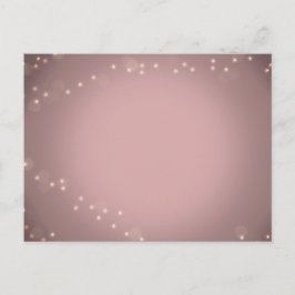 Blush Light RSVPs Einladungspostkarte
