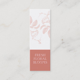 Blush Line Art Florist Produkt Tags Karte