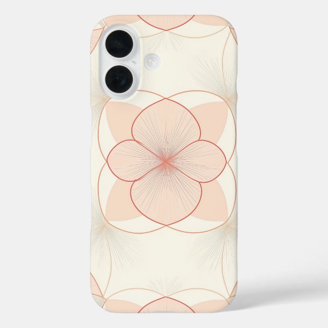 Blush Mandala Bloom Case-Mate iPhone Hülle (Rückseite)