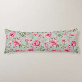 Blush Meadow-Blüten in Blüte Seitenschläferkissen