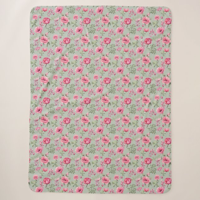 Blush Meadow-Blüten in Blüte Sherpadecke (Vorderseite)