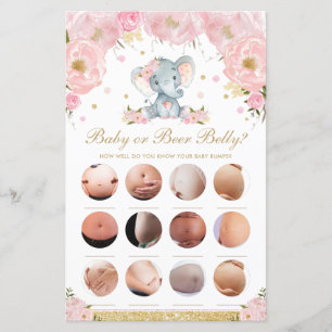 Blush Niedlich Elephant Baby oder Bierbauch Game