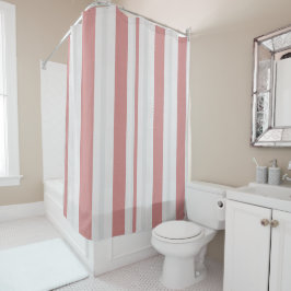 Blush Nordic Stripe  Duschvorhang