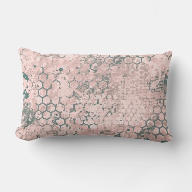 Blush Odyssey Kissen Für Draußen (Vorderseite)