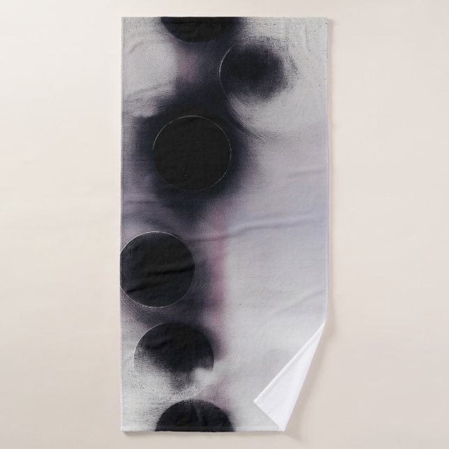 Blush Orbit Abstract Badehandtuch (Badehandtuch)