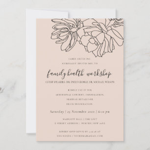 BLUSH PEACH DESERT CACTI ERFOLGREICHE WORKSHOP-VER EINLADUNG