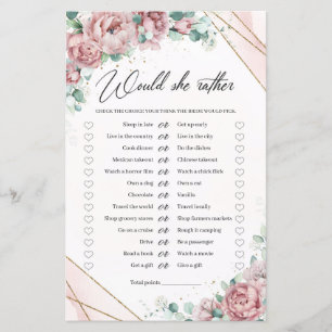 Blush peonies eucalyptus gold Würde sie eher