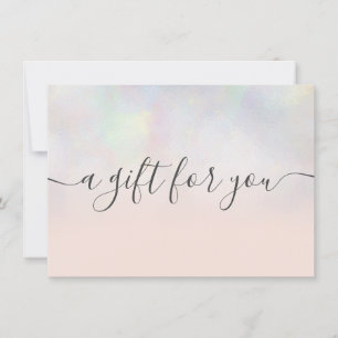 Blush perln nacre ombre Geschenkgutschein
