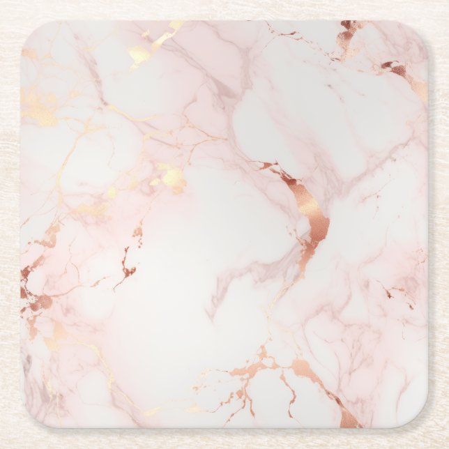 Blush Petal Drink Untersetzer (Vorderseite)