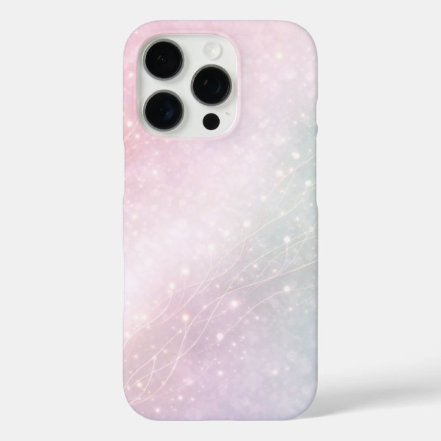 Blush pink and soft mint green patterns AI art  Case-Mate iPhone Hülle (Rückseite)