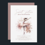 Blush Pink Aquarell Ballerina Sweet 16 Geburtstag Einladung<br><div class="desc">Blush Pink Aquarell Ballerina Sweet 16 Geburtstag Einladung</div>