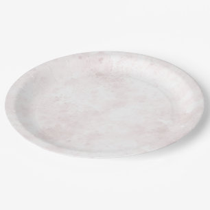 Blush Pink Aquarellfarben Brandsteine Moderne Glam Pappteller