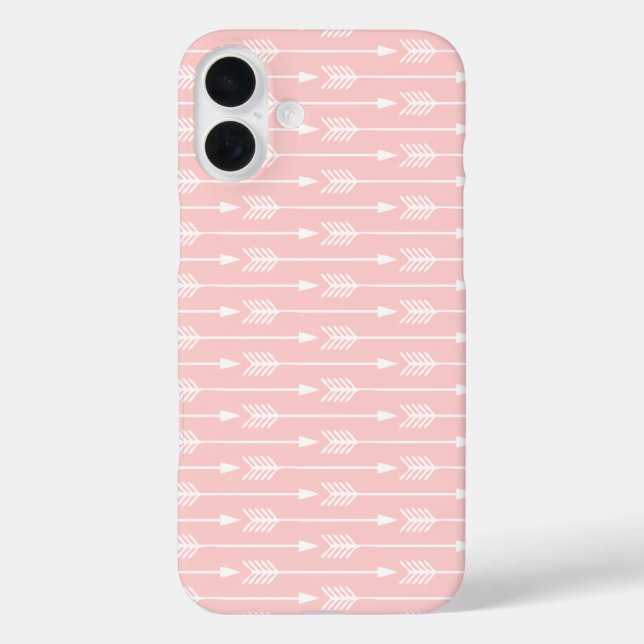 Blush Pink Arrows Pattern Case-Mate iPhone Hülle (Rückseite)