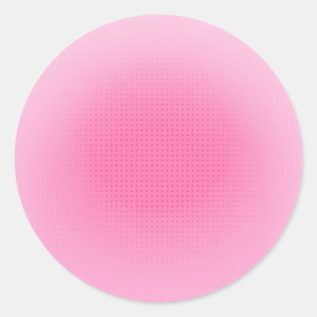 Blush Pink benutzerdefinierte Blank Trendvorlage Runder Aufkleber (Vorderseite)