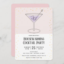 Blush Pink Blockhaus Erwärmung Cocktail Party