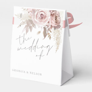 Blush Pink Bloral Die Hochzeit von Geschenkschachtel